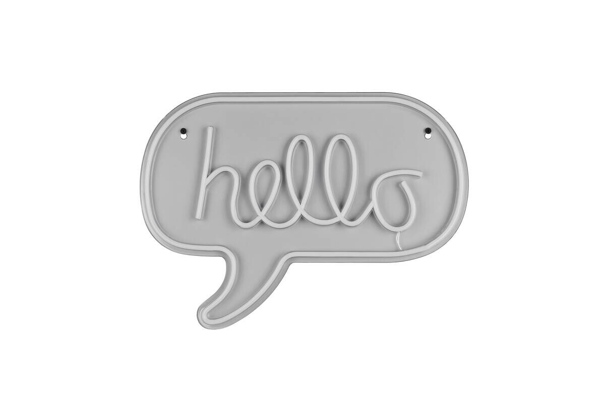 Reality LED-Wandleuchte Hello B/L: ca. 43x31 cm