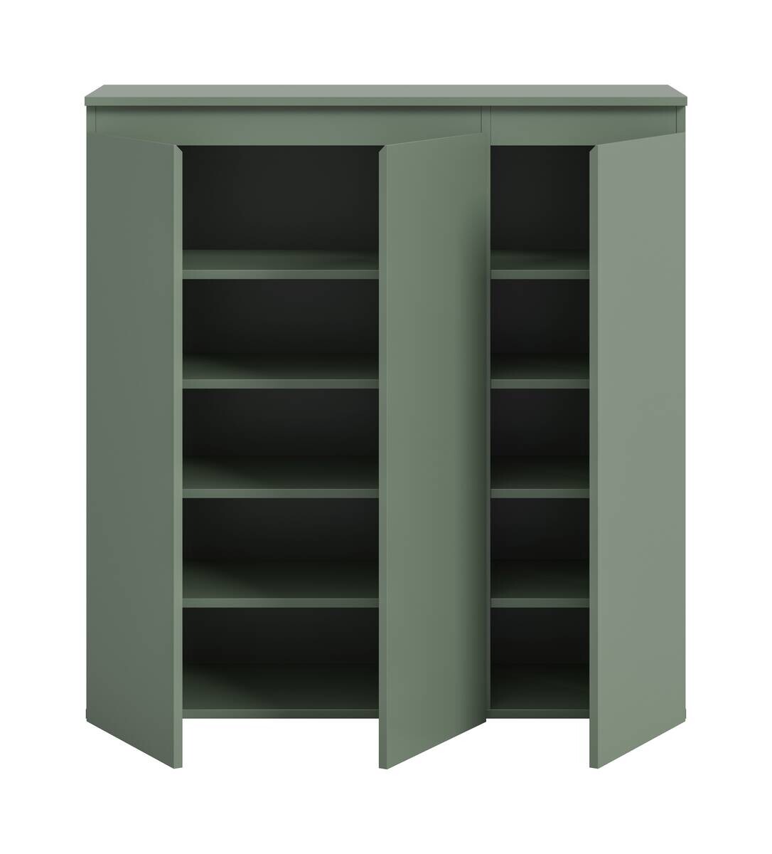 Schrank SCARPA grün B/H/T: ca. 105x111x37 cm
