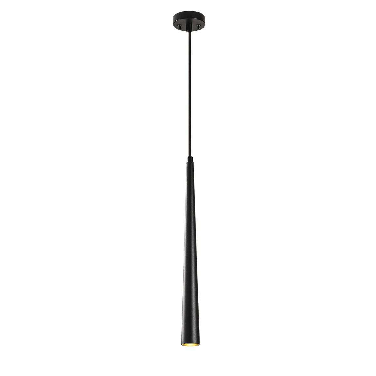 Opviq Pendelleuchte Ugur-6071 schwarz Metall B/H/T/L: ca. 4x137x5x4 cm E14 1 Brennstellen