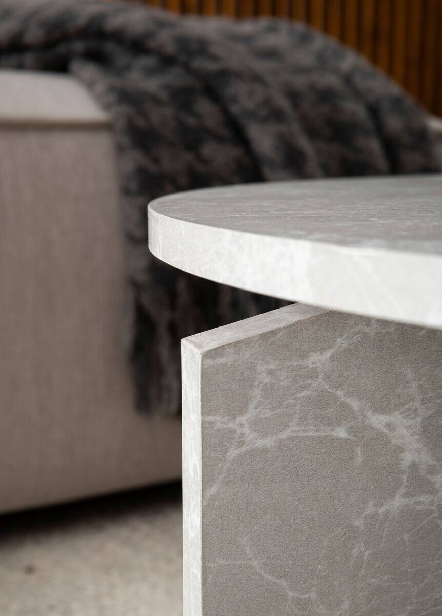 Wohnling Couchtisch Sandgrau B/H/T: ca. 60x33x60 cm