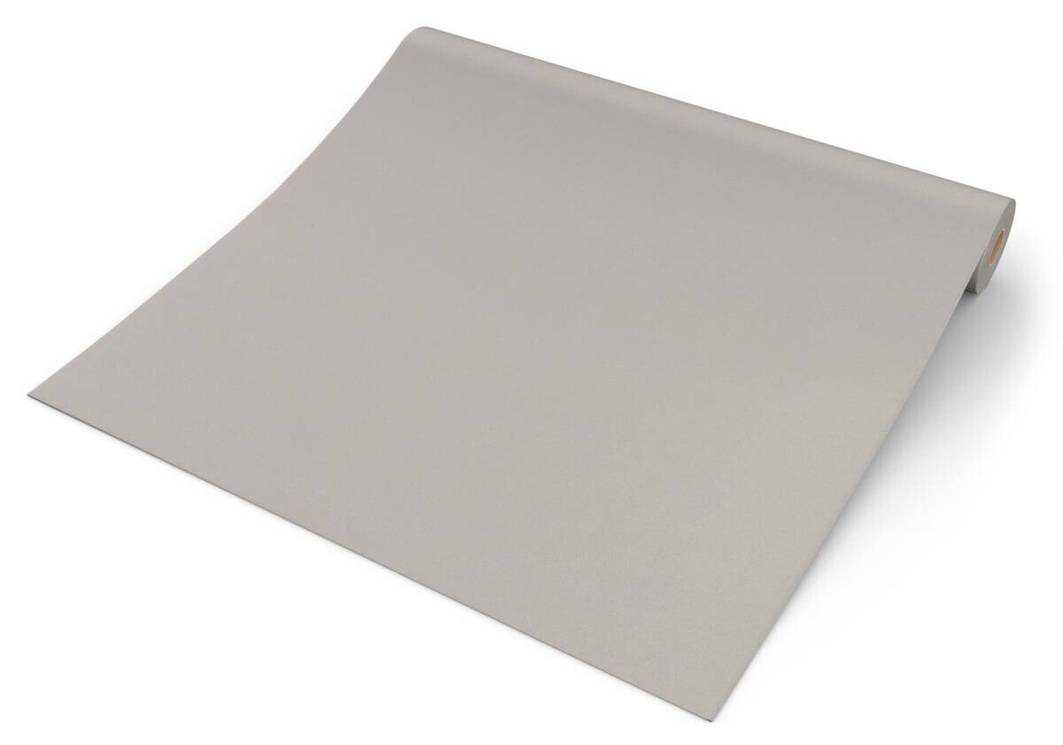 Vliestapete Uni grau B/L: ca. 53x1005 cm glitzernd