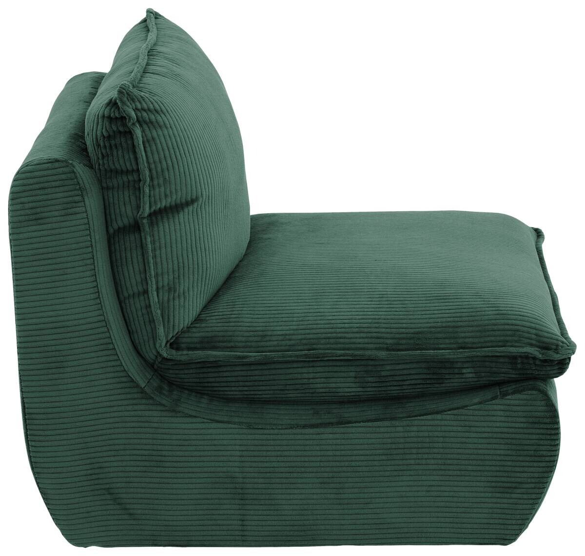 Sessel Rhodos grün Microfaser B/H/T: ca. 74x77x87 cm