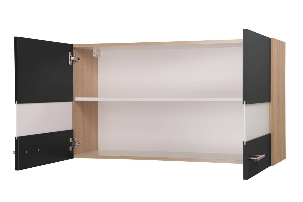 Hängeschrank Merle schwarz B/H/T: ca. 100x56x35 cm