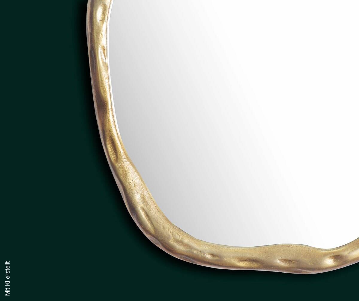 Wohnling Wandspiegel gold Metall T/D: ca. 3x60 cm