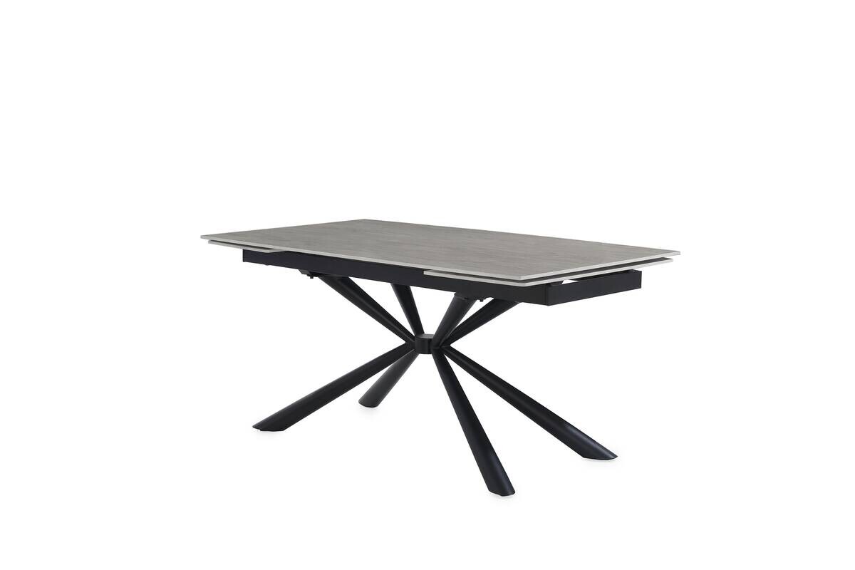 Esstisch grau Stone Optik B/H/T: ca. 160x76x90 cm