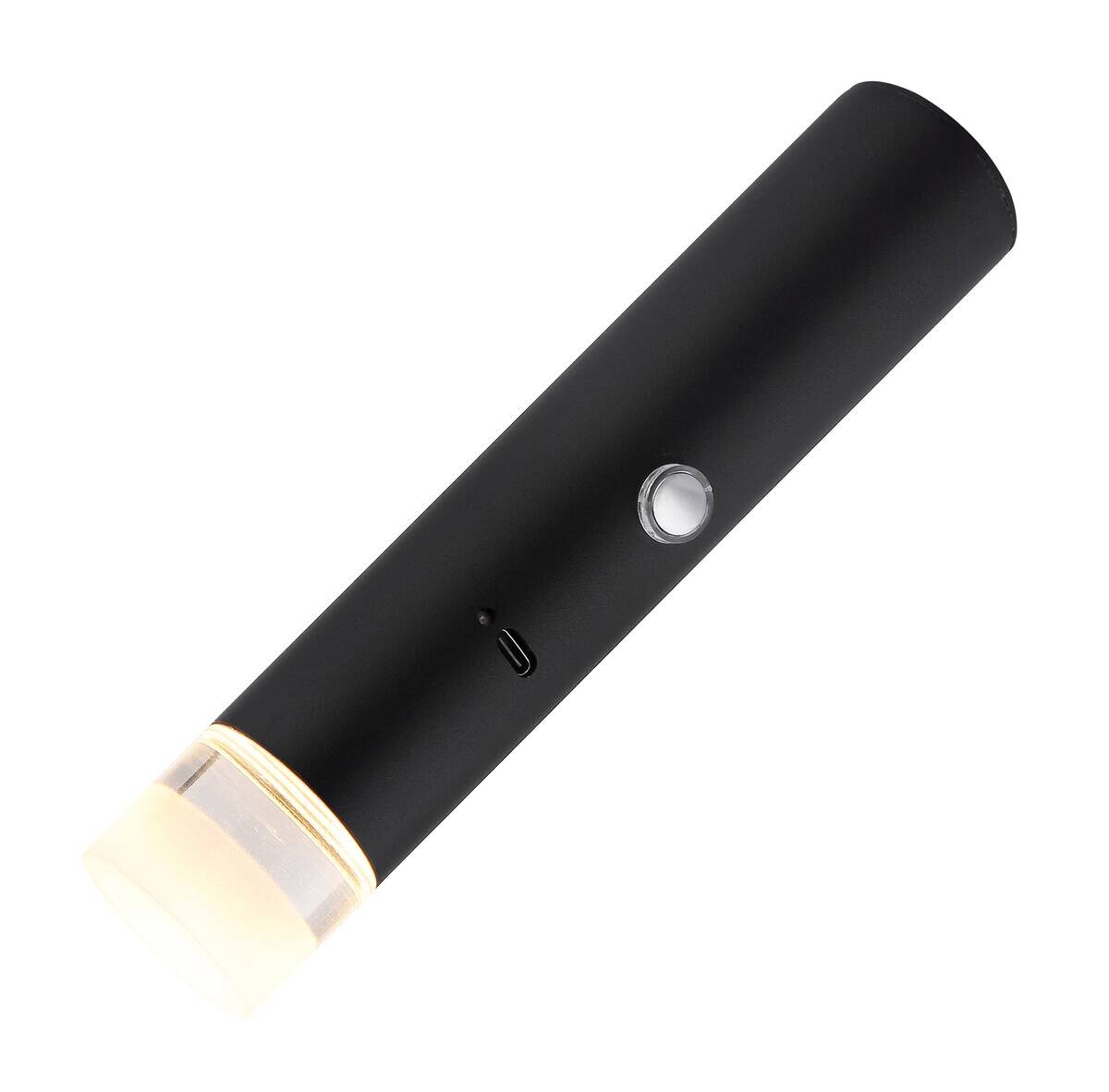 GLOBO LED-Hängeleuchte klar mattschwarz Metall Acryl H/D: ca. 120x3,8 cm 1.0 Brennstellen