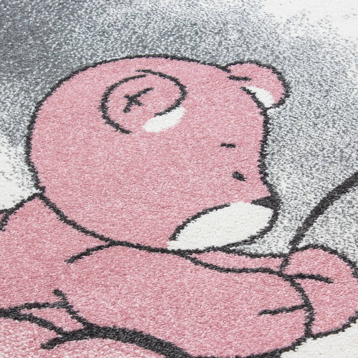 Ayyildiz Teppich KIDS pink B/L: ca. 140x200 cm