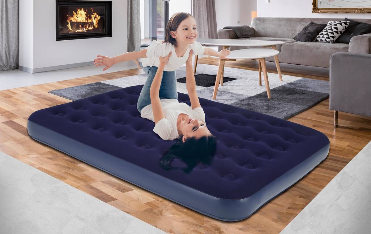 Luftbett blau B/H/L: ca. 137x22x191 cm