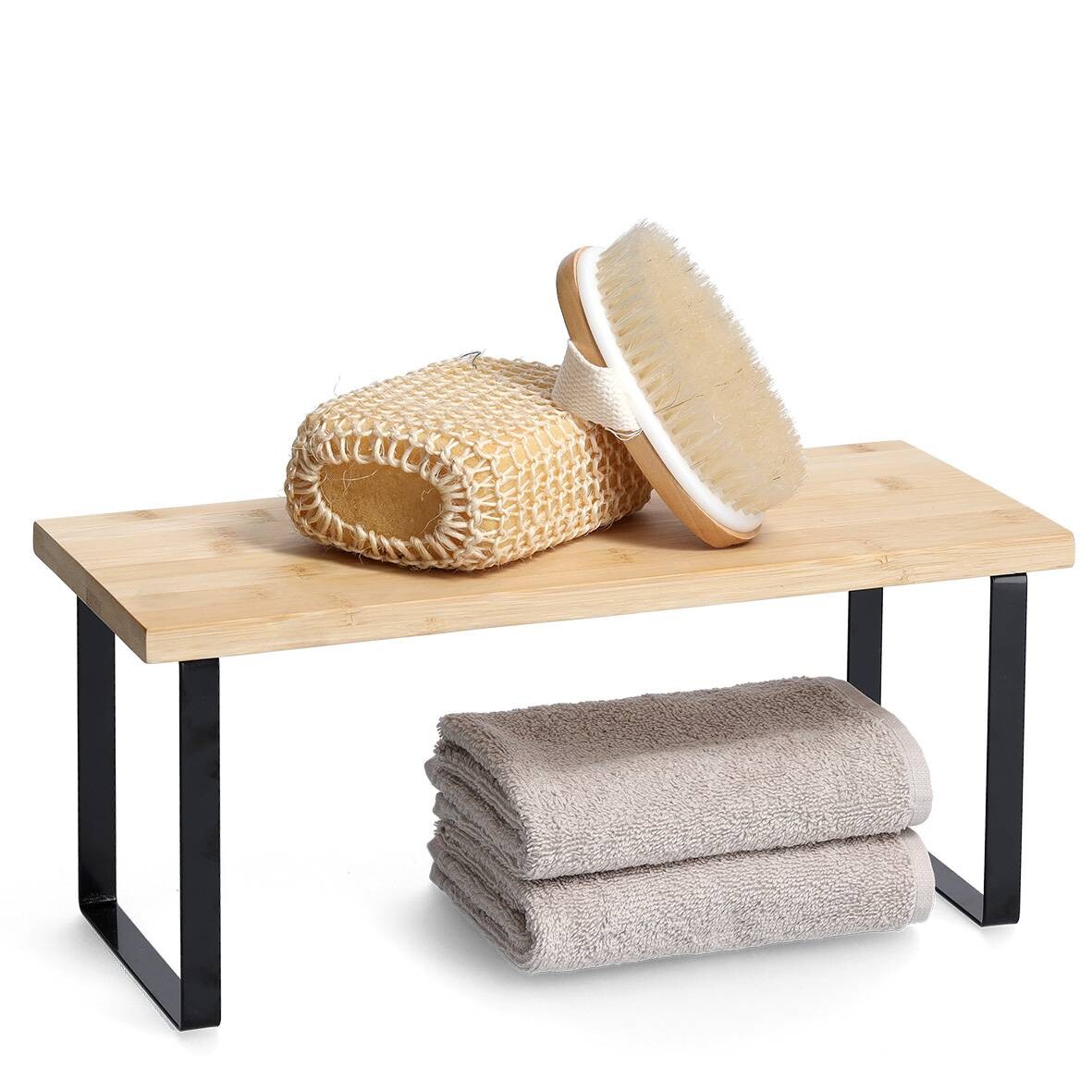 Zeller Küchenregal natur Bambus B/H/T: ca. 36x15x16 cm