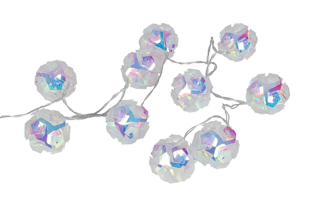 Nolo LED-Lichterkette String transparent B/H/T: ca. 165x5x4 cm