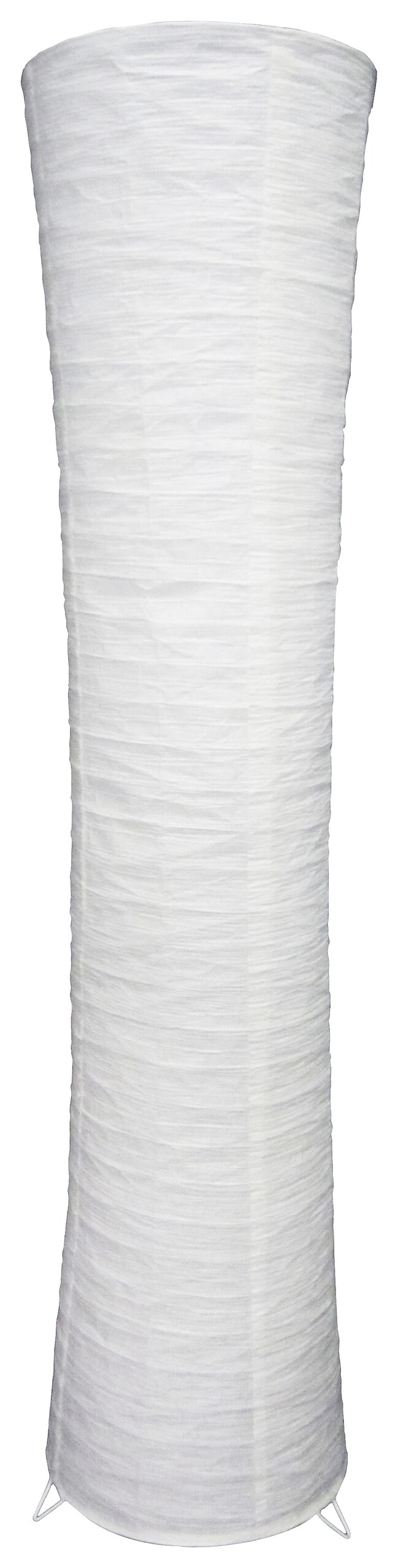 POCOline Stehleuchte Curvy weiß Metall H/D: ca. 110x25 cm E14 2 Brennstellen