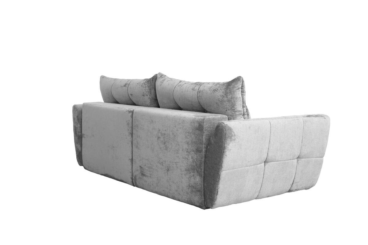 Big Sofa Moma hellgrau Microfaser B/H/T: ca. 250x97x120 cm