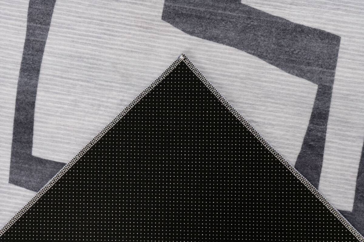 Kayoom Teppich Bluster 325 silber B/L: ca. 80x150 cm