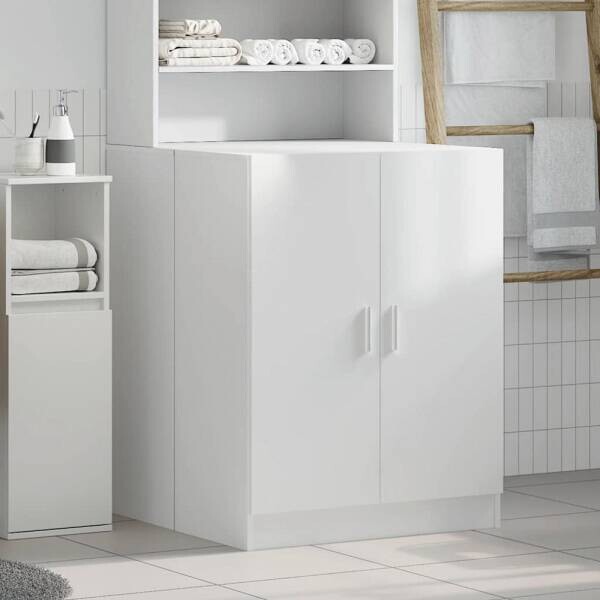 vidaXL Waschmaschinenschrank weiß B/H/T: ca. 71x91,5x71,5 cm