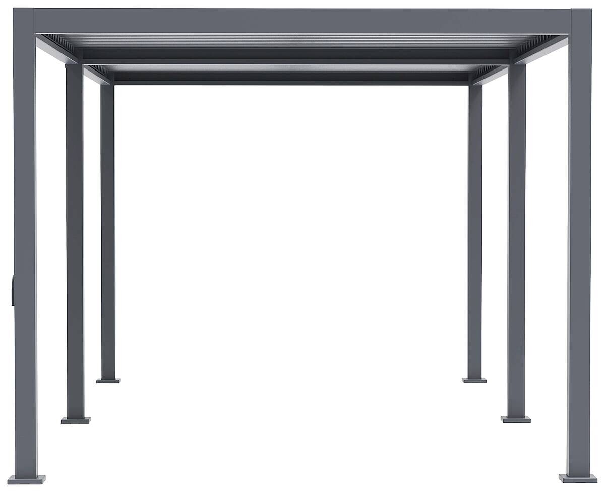 Pergola anthrazit Aluminium B/H/L: ca. 589x300x254,5 cm
