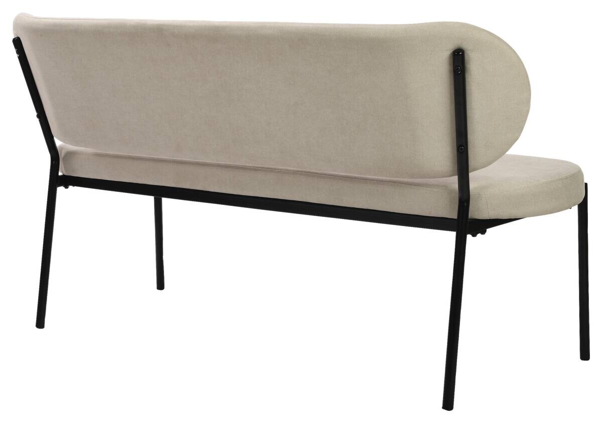 Bank JERSEY taupe B/H/T: ca. 160x82x62 cm