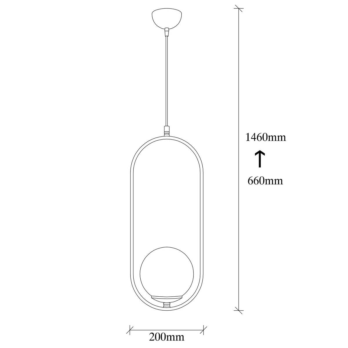 Opviq Pendelleuchte Mudoni schwarz weiß Glas B/H/T/L: ca. 20x146x15x20 cm E27 1 Brennstellen