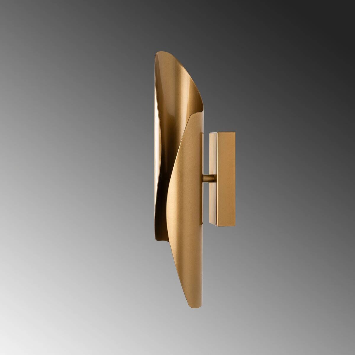 Opviq Wandleuchte gold Metall B/H/L: ca. 40x11x8 cm G9 2 Brennstellen