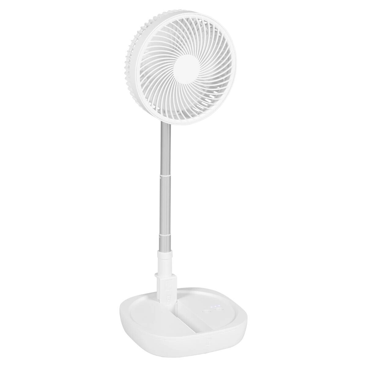 POCOline Akku-Teleskopventilator weiß Kunststoff B/H/L: ca. 21x79x21 cm