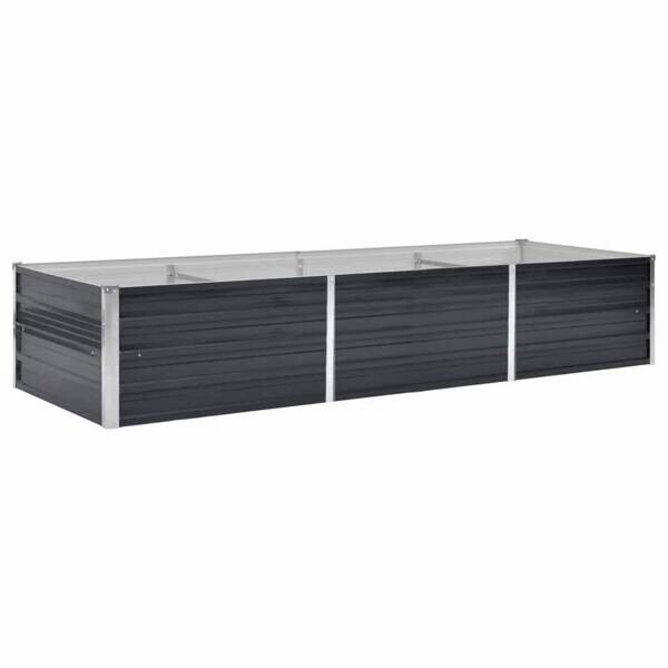 Hochbeet anthrazit Stahl B/H/L: ca. 80x45x240 cm