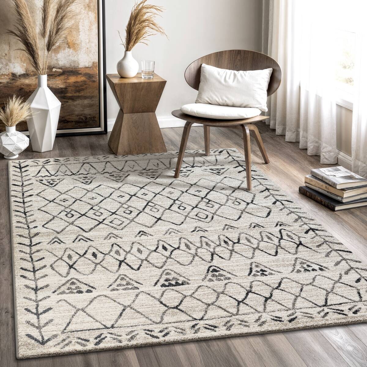 Sanat Teppich creme B/L: ca. 200x80 cm