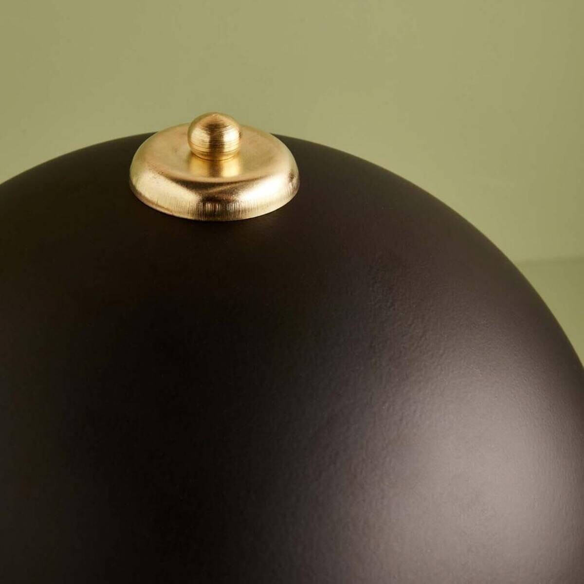 Opviq Tischleuchte gold schwarz Metall MDF B/H/L: ca. 23x35x23 cm E27 1 Brennstellen