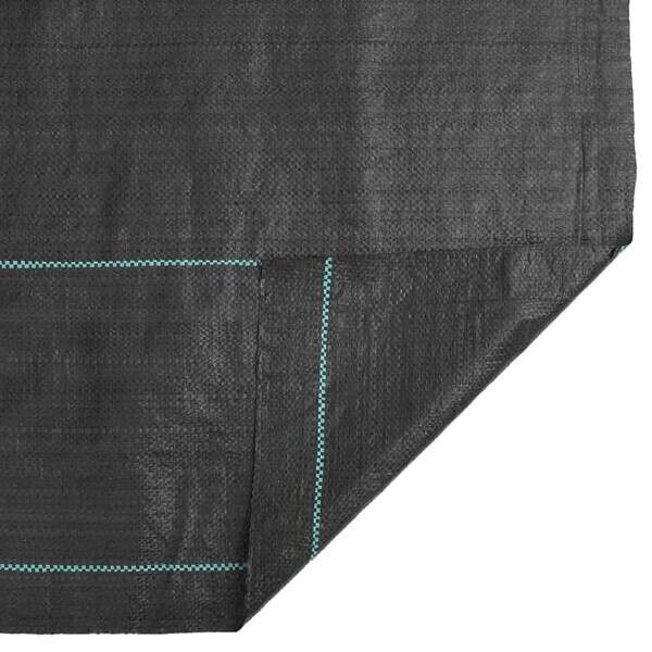 Unkrautvlies schwarz B/L: ca. 50x2500 cm
