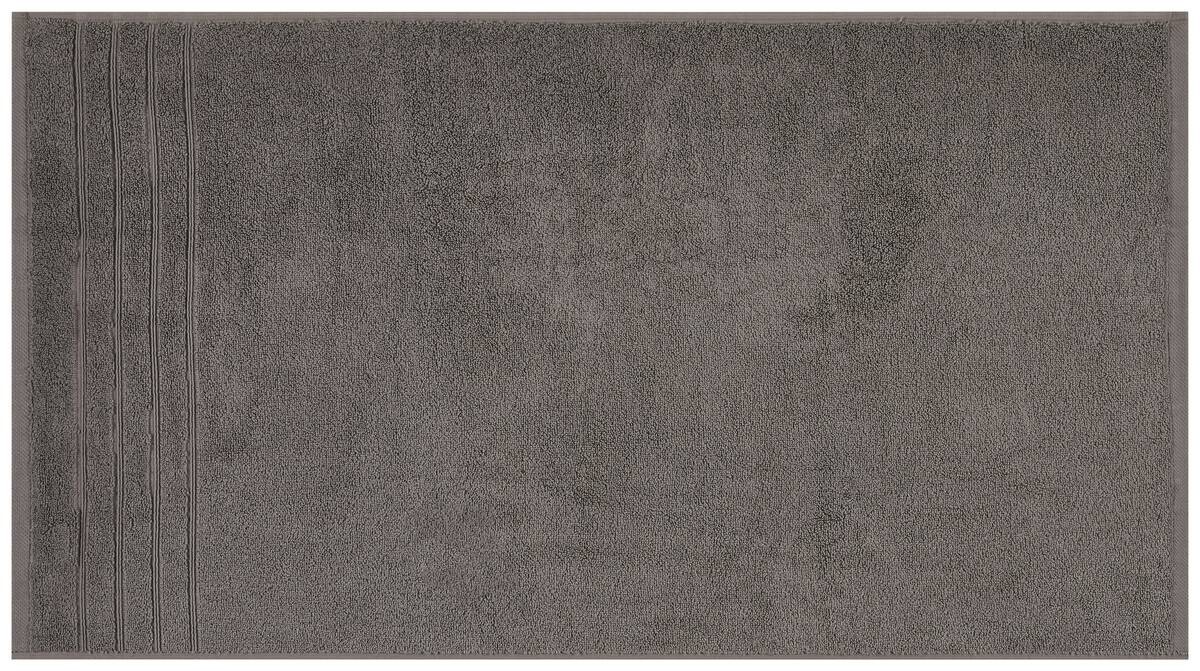 POCOline Handtuch Pisa anthrazit 100% Baumwolle B/L: ca. 50x100 cm