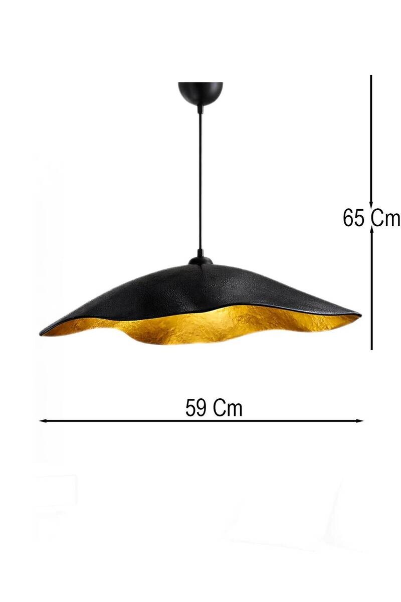 Pendelleuchte schwarz Metall Beton B/H/L/D: ca. 59x65x59x59 cm E27 1 Brennstellen