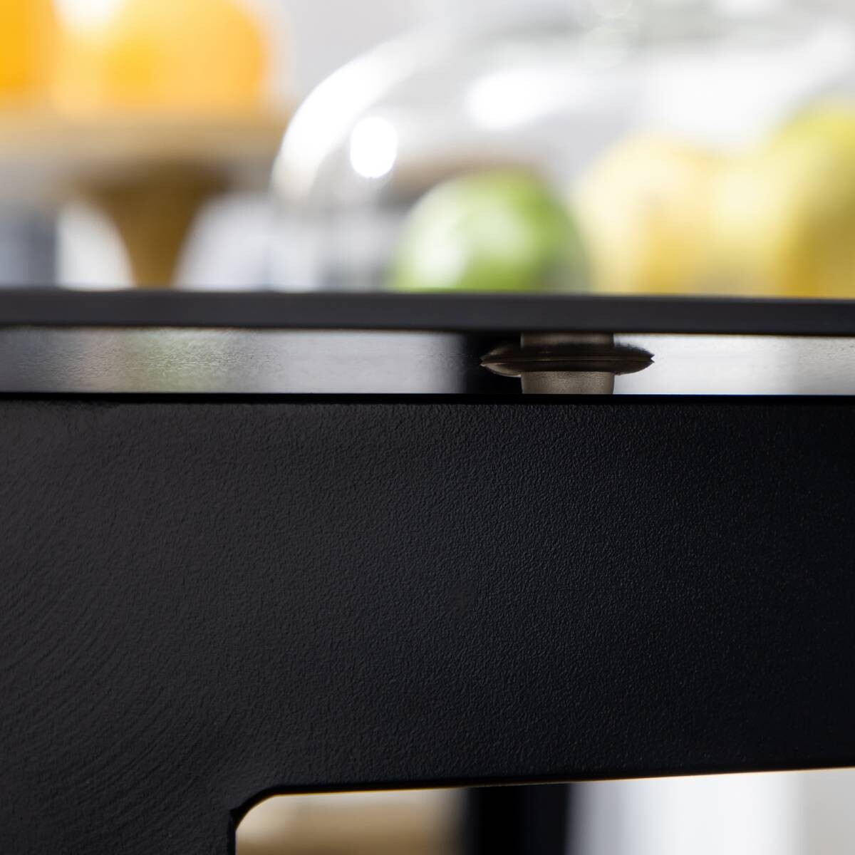 Outsunny Gartentisch schwarz Aluminium B/H/L: ca. 90x74x150 cm