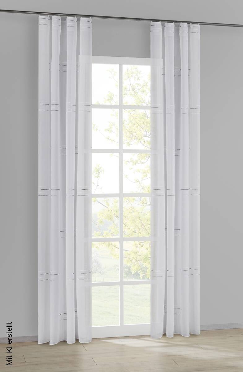 POCOline Kombivorhang Beren schwarz B/L: ca. 140x245 cm