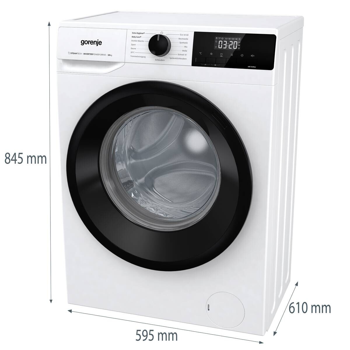 Gorenje Waschmaschine WNHEI14APS/DE weiß B/H/T: ca. 60x85x61 cm