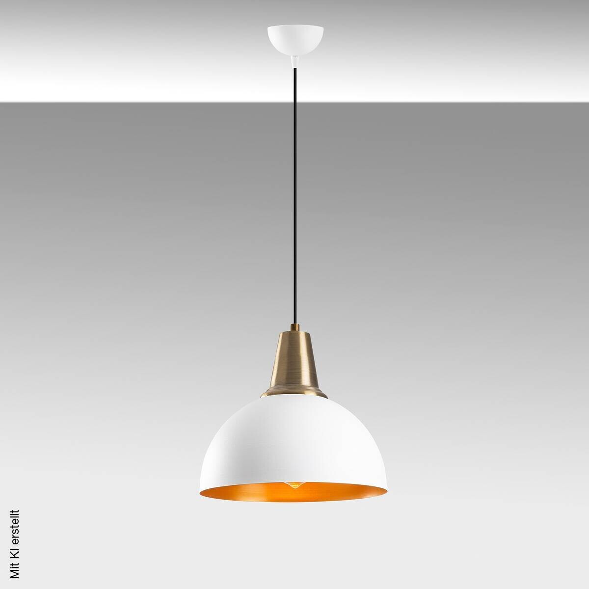 Opviq Pendelleuchte weiß B/H/T: ca. 30x121x30 cm E27 1 Brennstellen