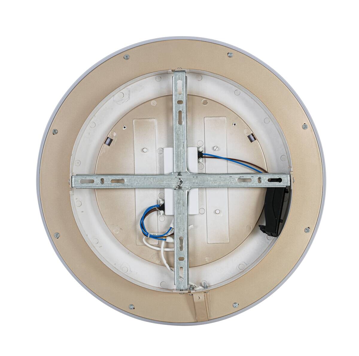 Nolo LED-Deckenleuchte champagner Metall H/D: ca. 7x40 cm