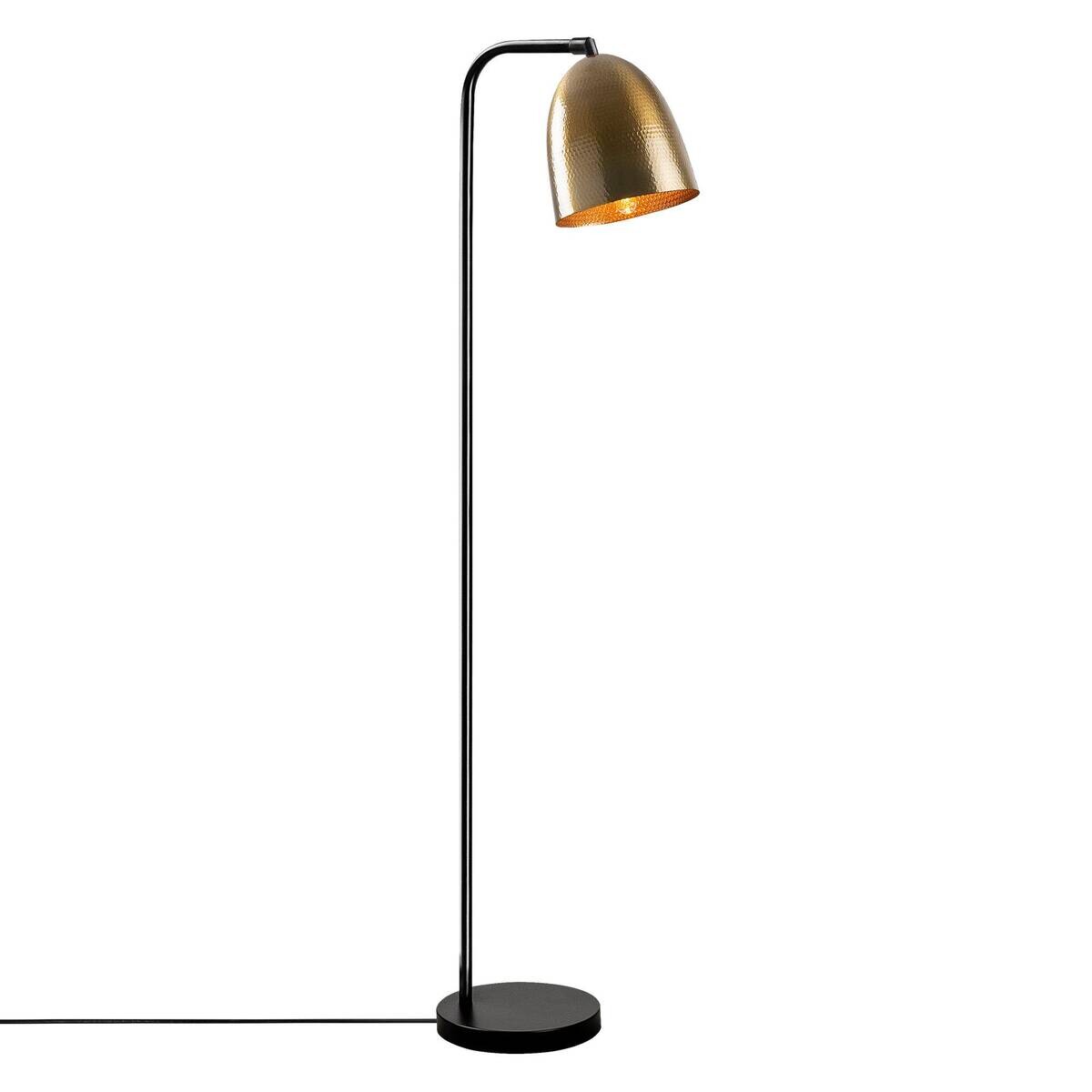 Opviq Stehleuchte bronze schwarz B/H/T: ca. 22x120x32 cm E27 1 Brennstellen