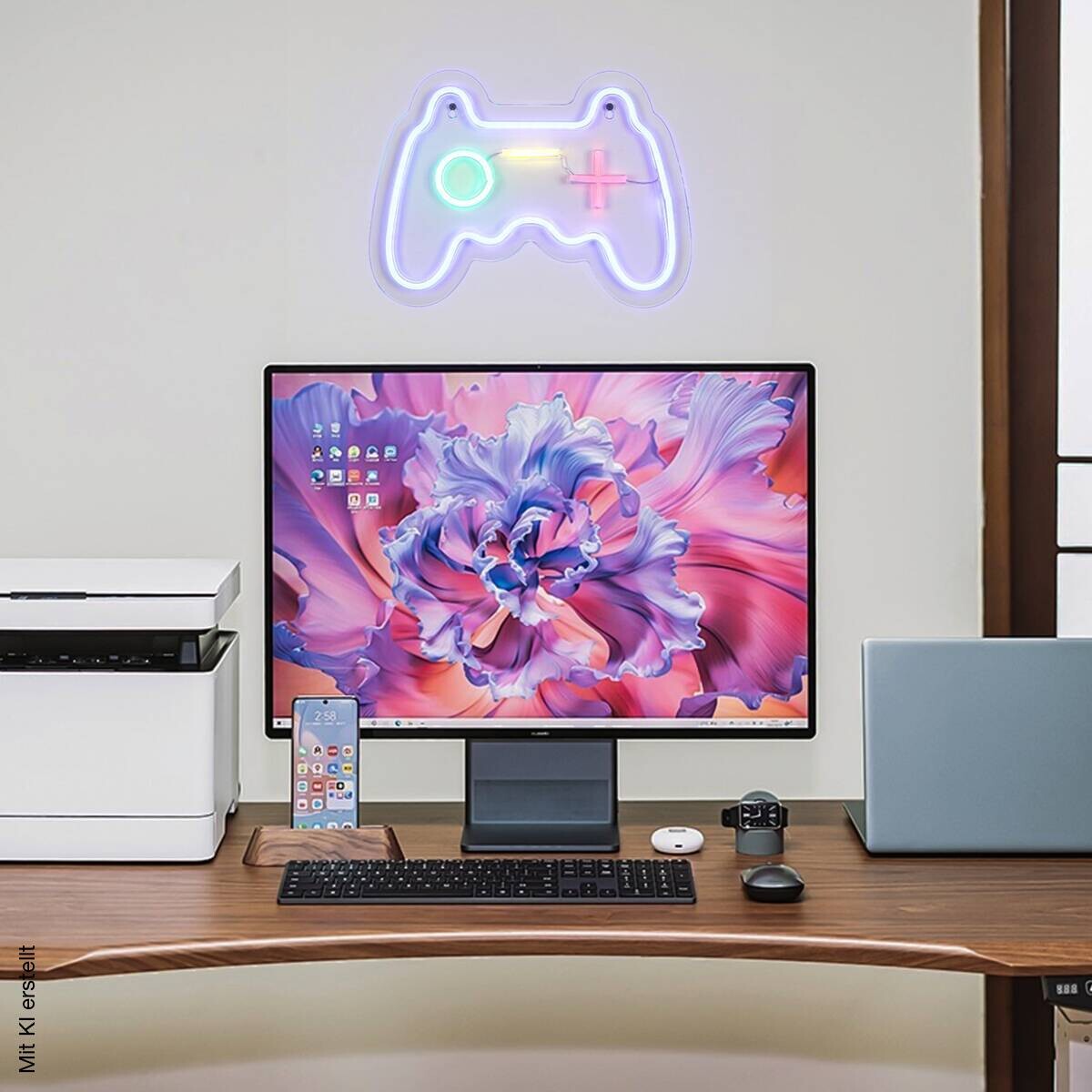 Nolo LED-Wandleuchte Play Acryl B/H/L: ca. 30x1,6x22 cm