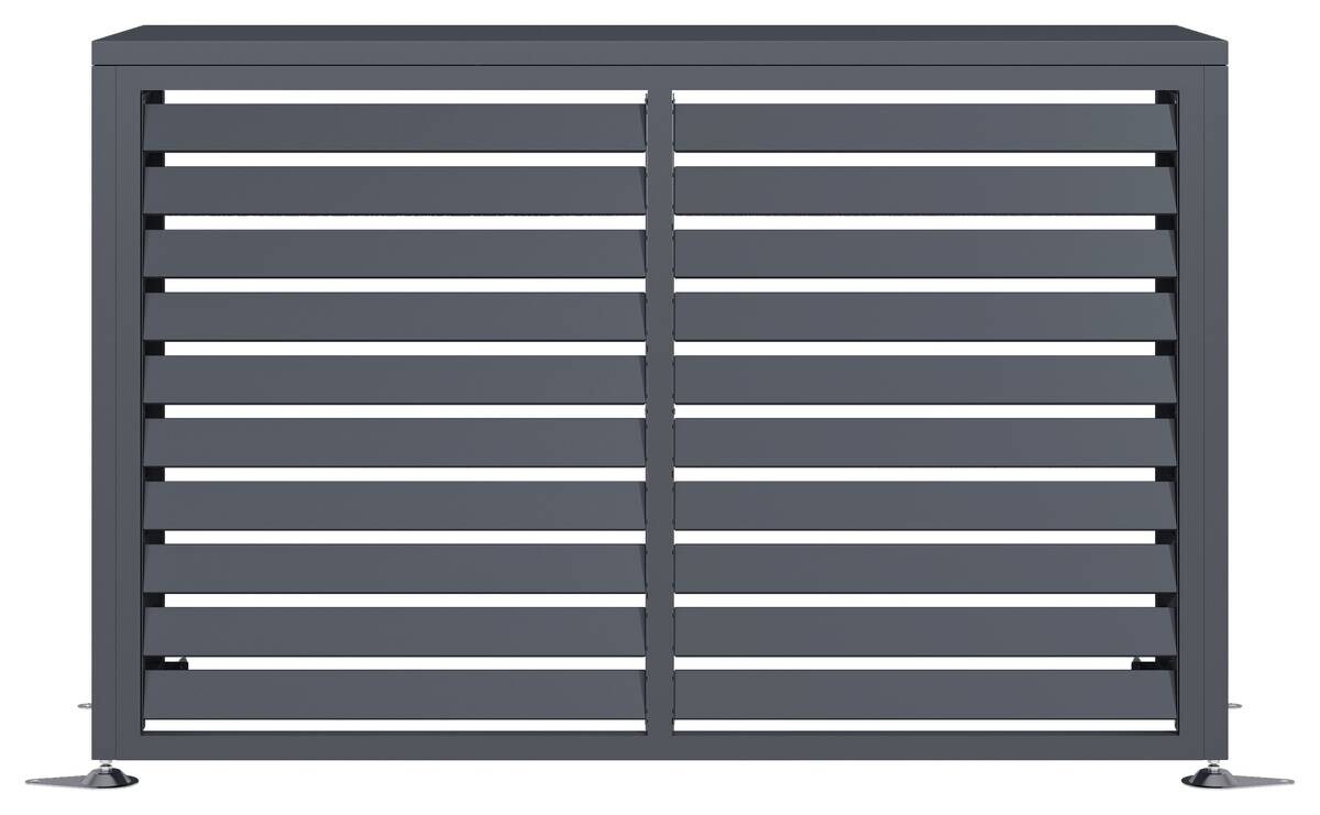 Westmann Verkleidung Wärmepumpe Boxa anthrazit B/H/L: ca. 140x97x56 cm