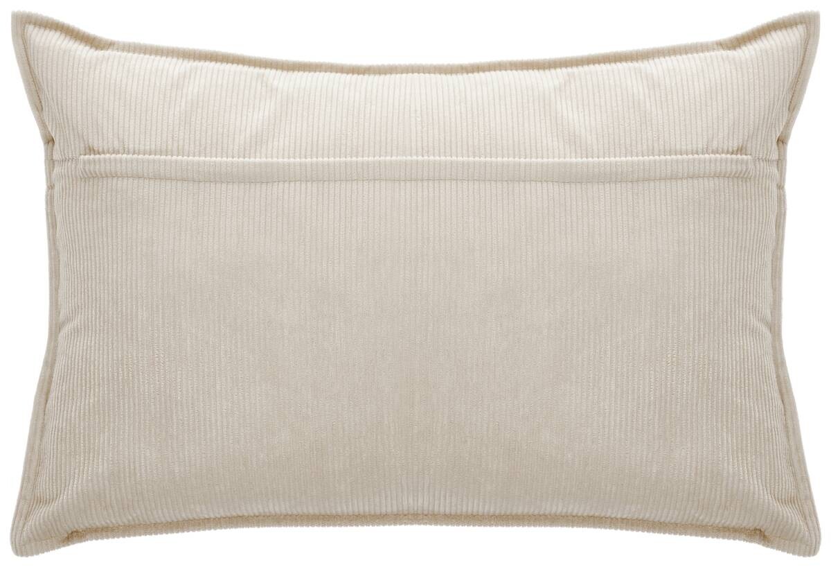 Dekokissen offwhite 100% Polyester B/L: ca. 40x60 cm