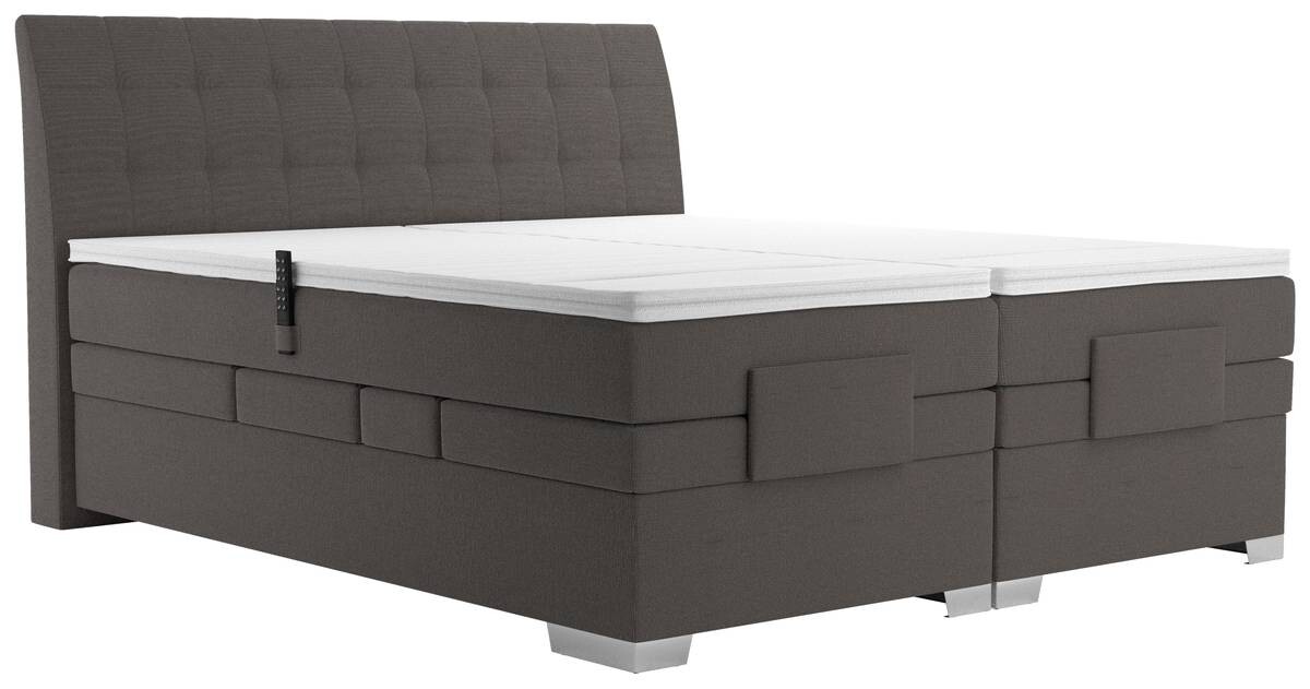 Boxspringbett Astrid braun Liegefläche B/L: ca. 180x200 cm