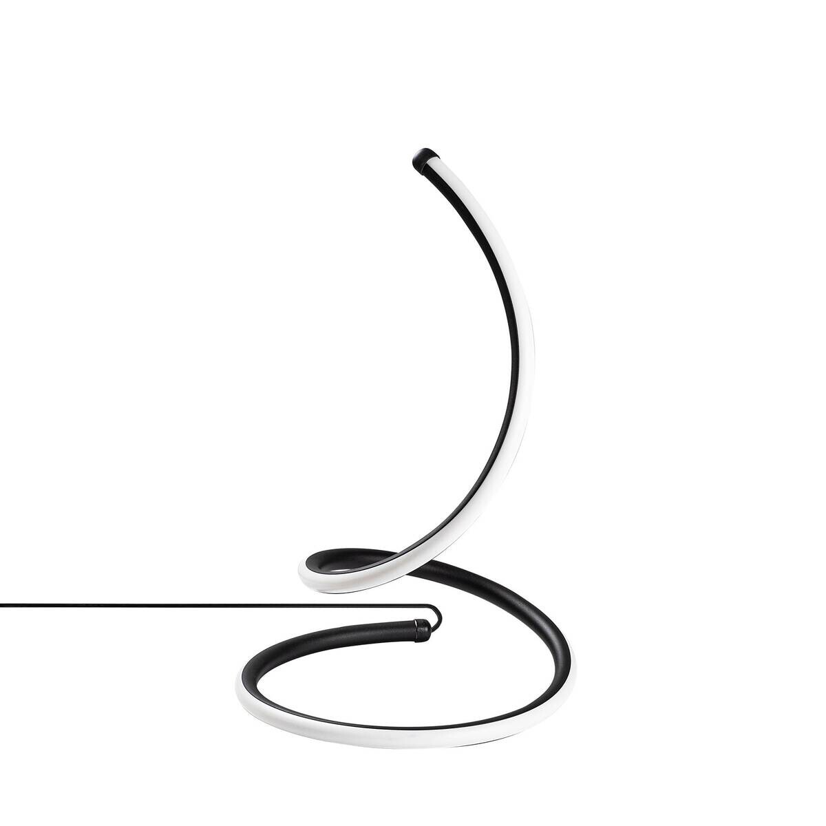 Opviq LED-Tischleuchte schwarz Metall B/H/T: ca. 25x40x25 cm
