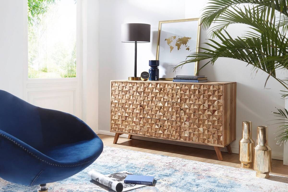 Sideboard natur B/H/T: ca. 140x78,5x40 cm