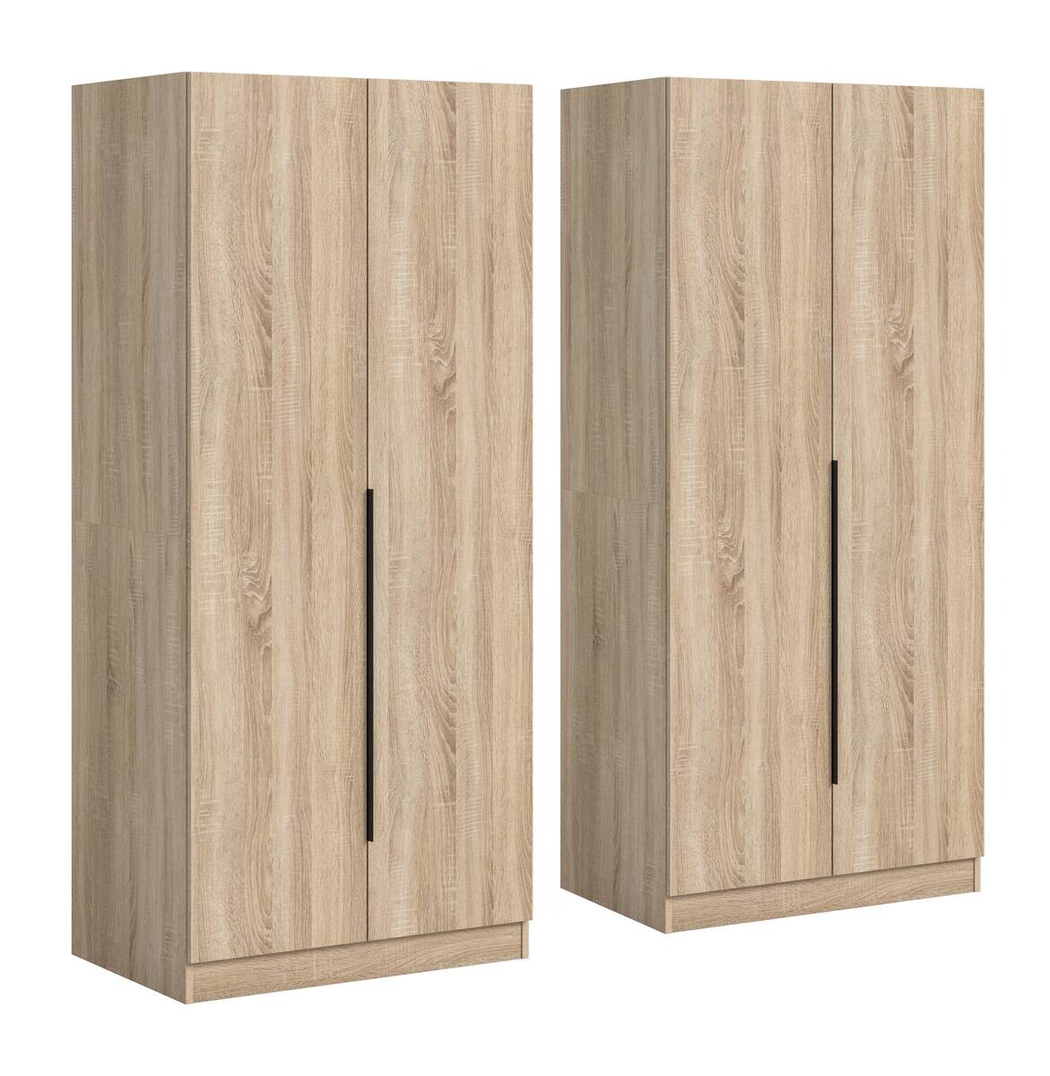 Kleiderschrank KOPENHAGEN Eiche Sonoma Nachbildung B/H/T: ca. 160x181x52 cm
