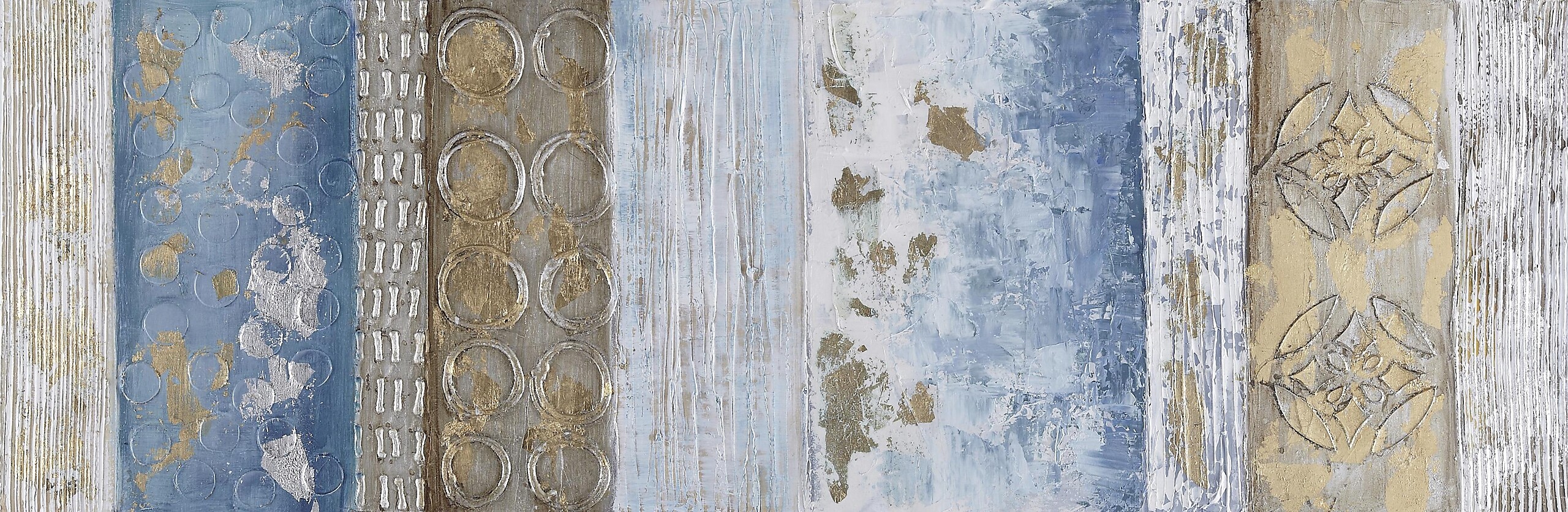 Bönninghoff Ölgemälde Abstrakt B/H/L: ca. 120x2x40 cm