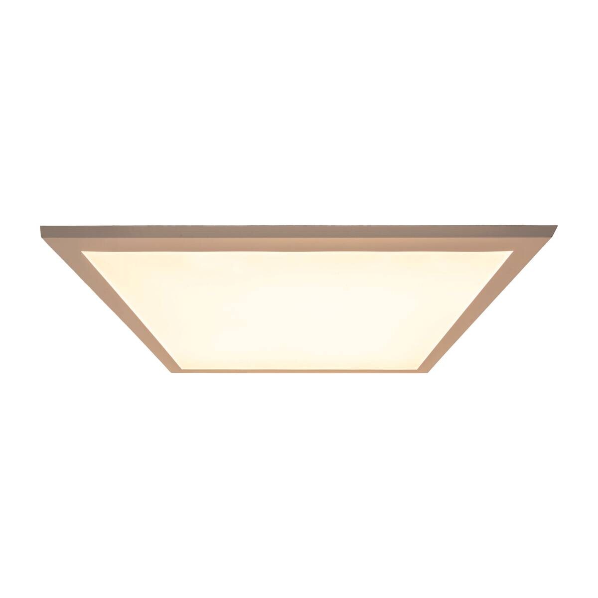 Näve Leuchten LED-Deckenpanel weiß Metall Kunststoff B/H/T: ca. 59,5x6x59,5 cm