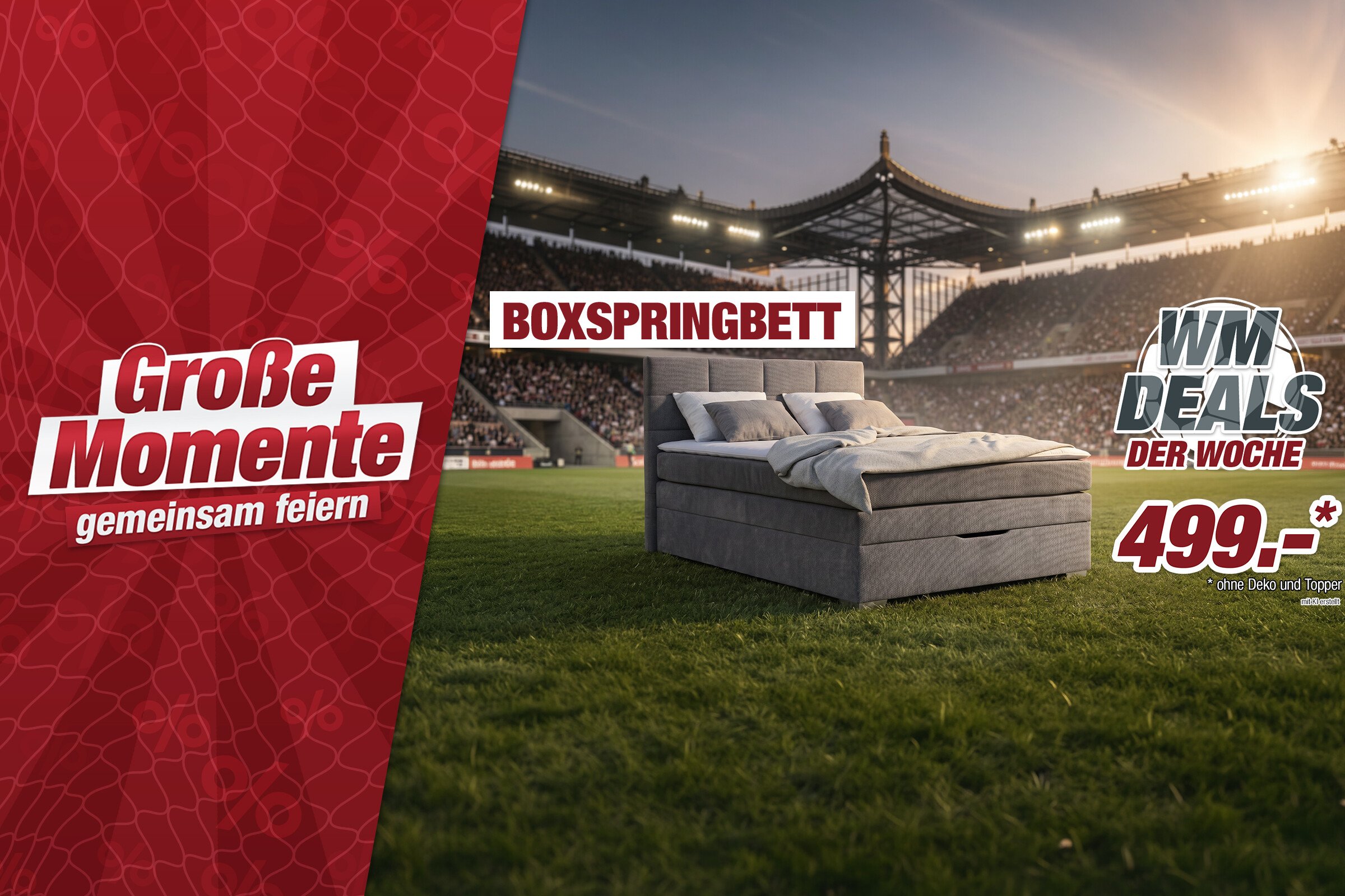 Unsere Werbe Highlights - Porto II Boxspringbett