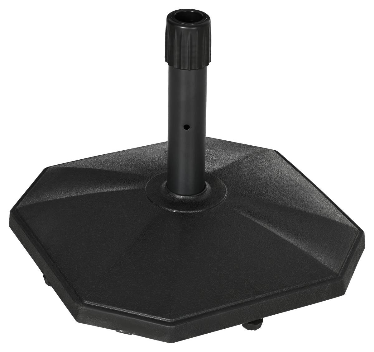 Outsunny Sonnenschirmständer schwarz Polyethylen B/H/L: ca. 46x39x46 cm