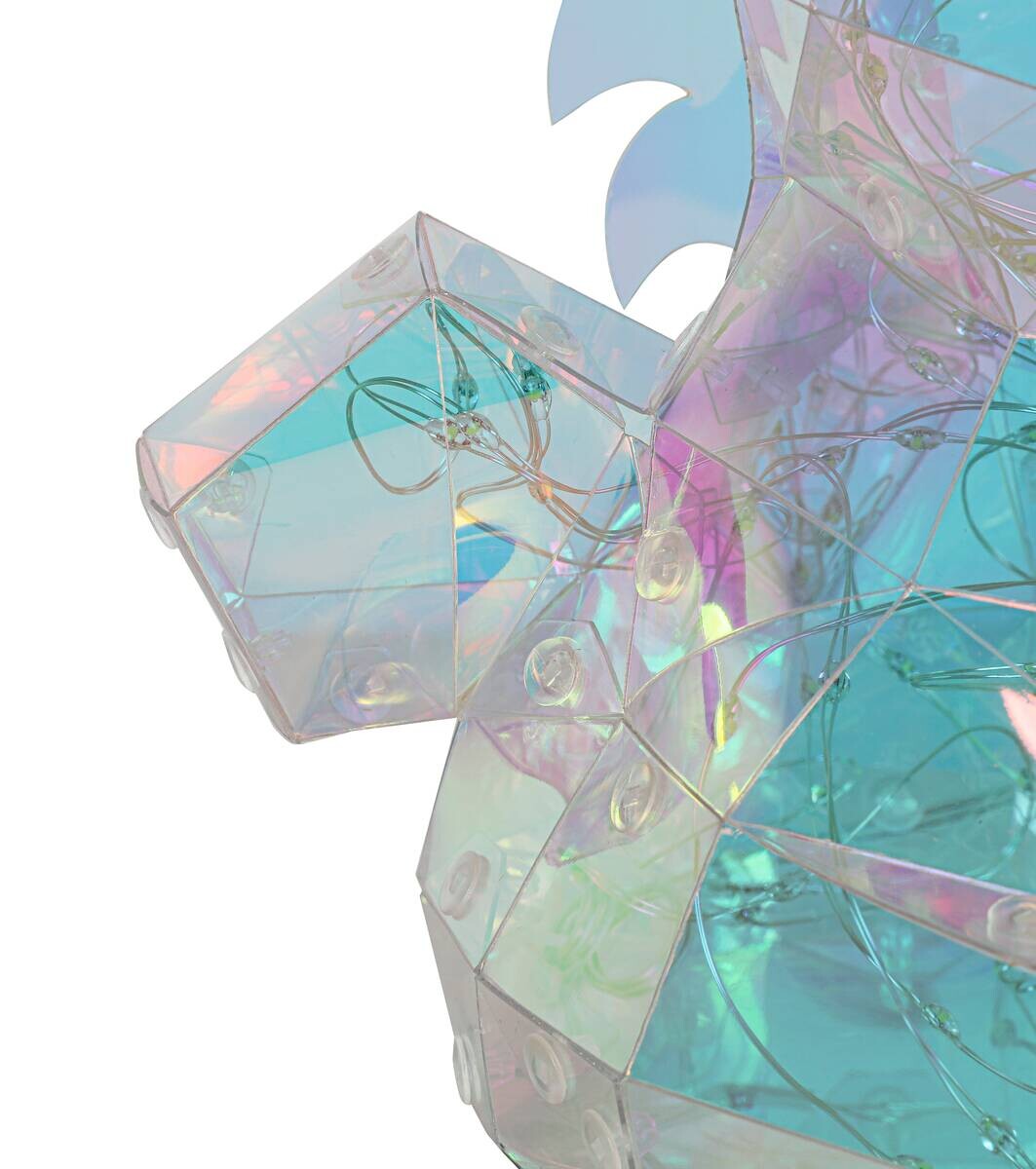 Nolo LED-Dekoleuchte Drache transparent pearl B/H/L: ca. 18,5x14x12 cm