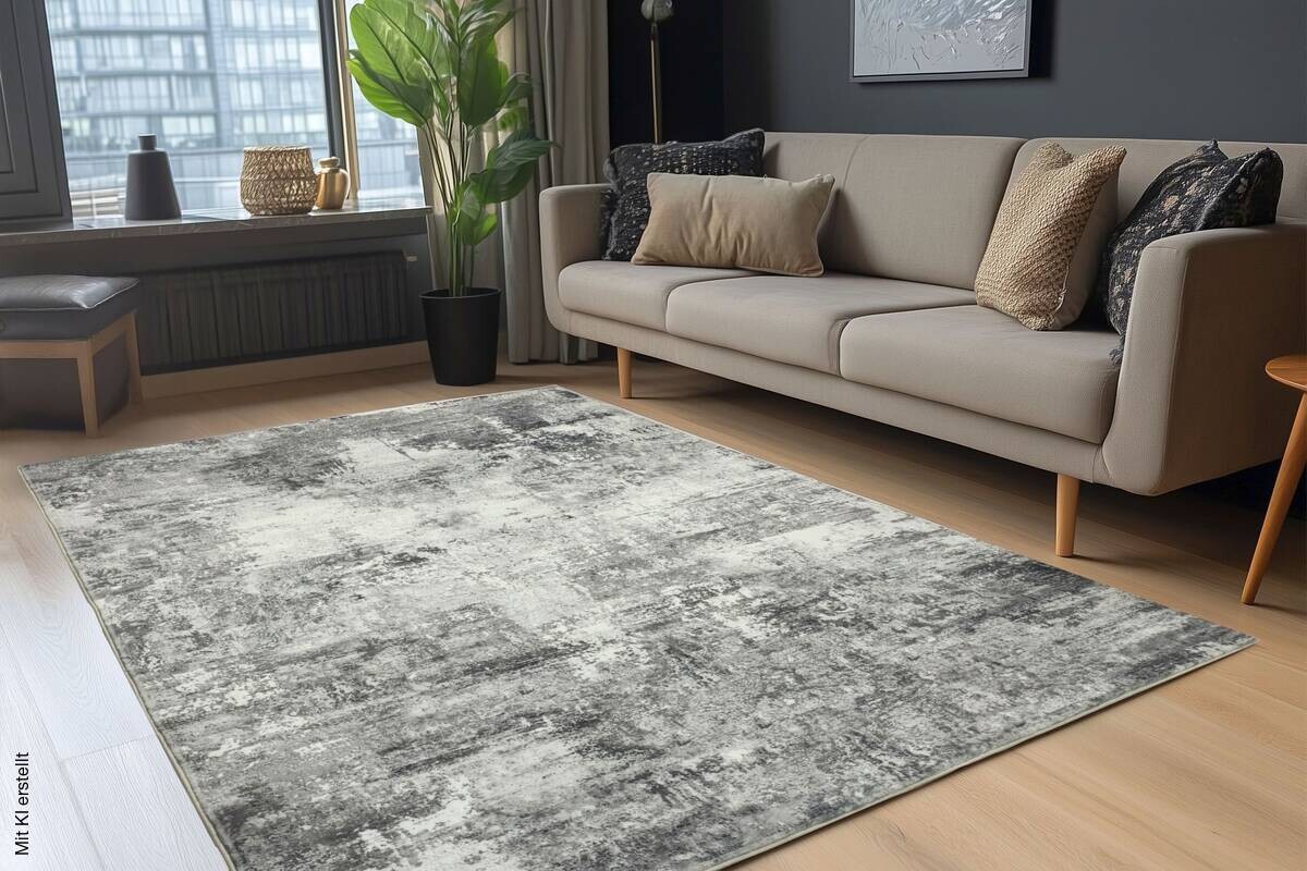 Obsession Teppich Posh grau B/H/L: ca. 120x12x170 cm