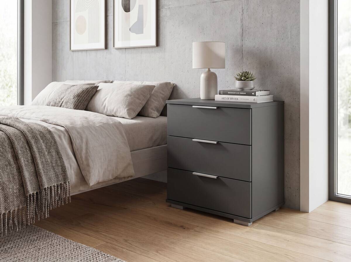 Nachtkonsole Easy Plus Graphit B/H/T: ca. 52x58x38 cm
