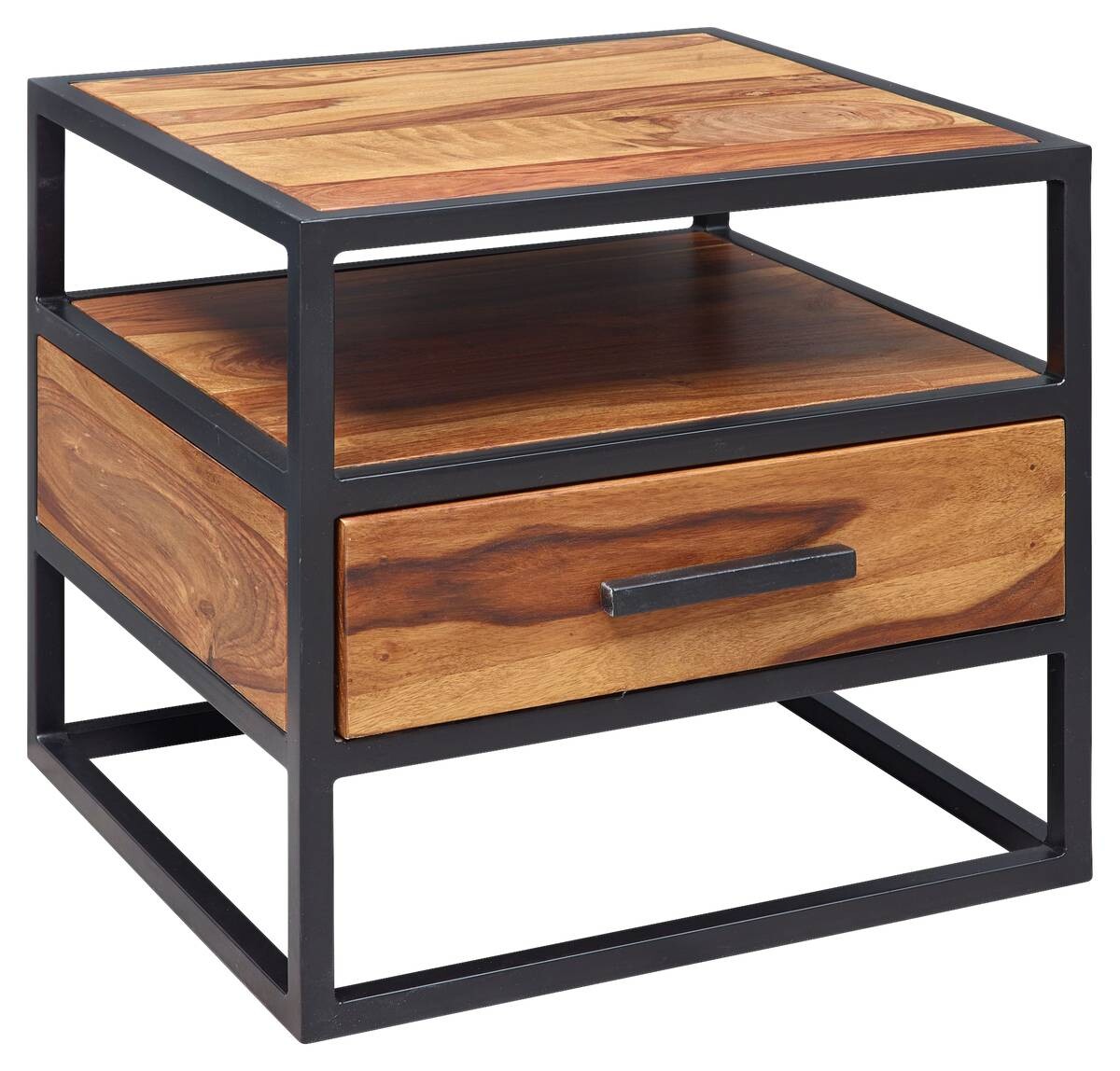 Nachtkonsole braun B/H/T: ca. 45x45x50 cm